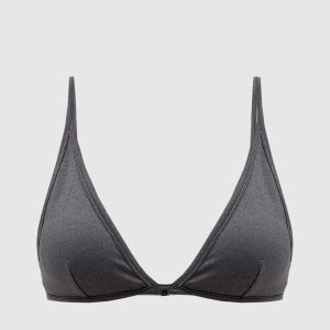 Gray swimsuit bodice with monil chain Brunello Cucinelli