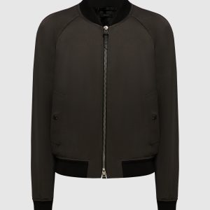 Khaki bomber jacket Tom Ford