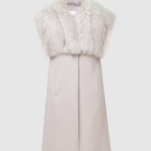 Light beige cashmere vest Rindi
