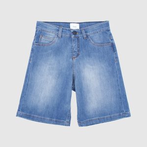 Baby blue denim shorts Fendi