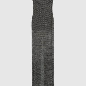 Black maxi dress with crystals Santa Brands
