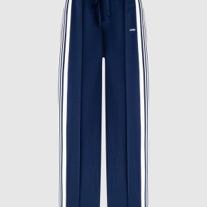 Blue sweatpants with logo embroidery AUTRY