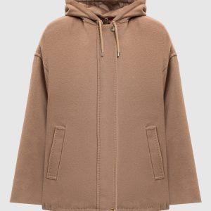 Brown Derris wool jacket Max Mara