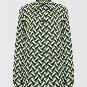 Shirt in geometric print Jil Sander