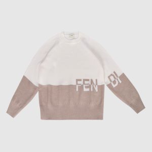 Children's milky wool sweater Fendi