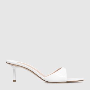 BELLA white patent mules Le Silla