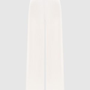 White sweatpants with wool, silk and cashmere Peserico