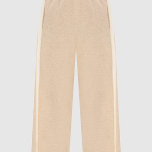 Cashmere cropped trousers with stripes Fabiana Filippi