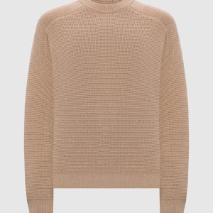 Beige sweater with wool, silk and cashmere Peserico