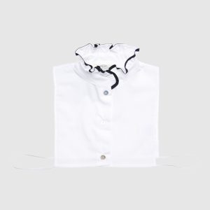 Children's white bib CAF