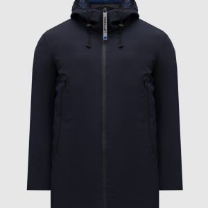 Blue jacket with logo UP TO BE