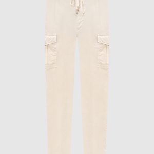 Beige cotton cargo pants Peserico