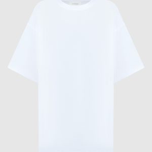 White BLOCCO t-shirt with crystal Max Mara Sportmax