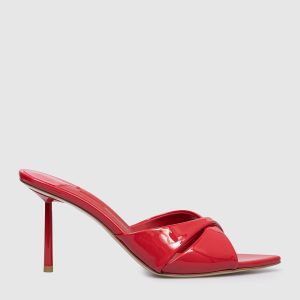 Red patent leather mules SHIRLEY Le Silla
