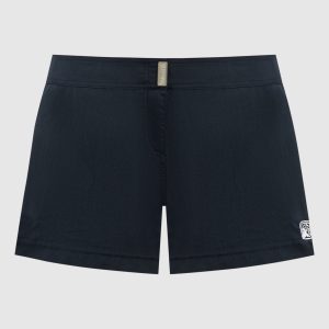 Fines blue shorts with logo embroidery Vilebrequin