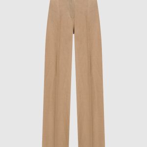 Brown linen pants Max Mara
