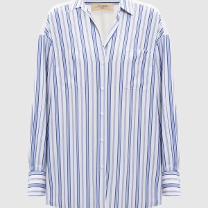 TESSILE white striped shirt Max Mara Weekend