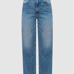 Blue jeans with a distressed effect SLVRLAKE