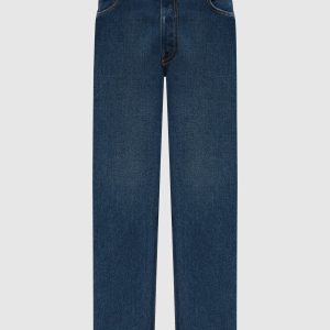 Blue jeans with logo patch Off-White