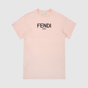 Baby pink dress Fendi