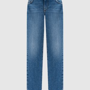 Blue skinny jeans with logo Dolce&Gabbana