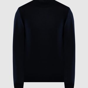 Blue jumper made of cashmere and silk Stefano Ricci
