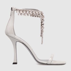 Verity silver sandals with crystals Jimmy Choo