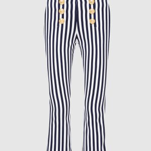 Navy blue trousers Balmain
