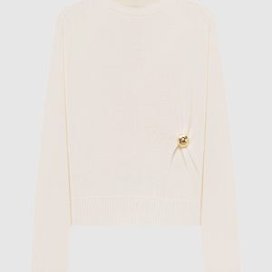 White cashmere sweater BILL Loulou de Saison