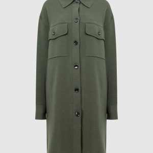 Slit wool and cashmere cardigan Allude