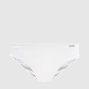White swimsuit panties with a monil chain Brunello Cucinelli