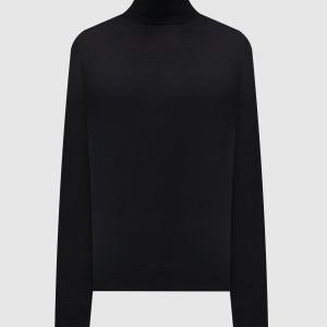 Black cashmere turtleneck Dolce&Gabbana