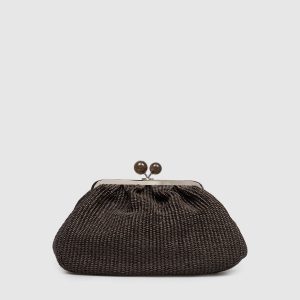 Brown Pasticcino woven raffia bag Max Mara Weekend