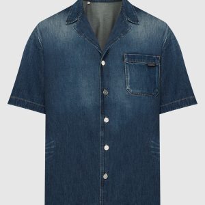 Blue denim shirt Valentino