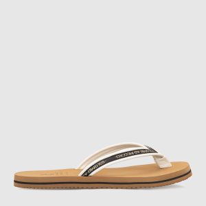 White flip flops Brunello Cucinelli