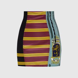 Blue printed skirt Philosophy di Lorenzo Serafini