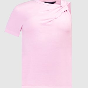 Pink t-shirt on one shoulder Juun.j