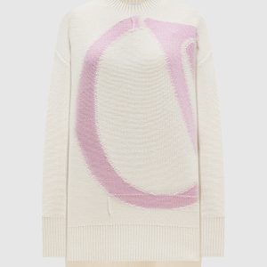 Beige wool sweater with OW logo Off-White