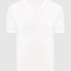 T-shirt with textured pattern The Row