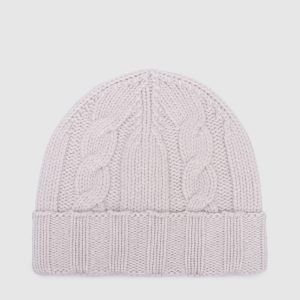 Gray CERVINO cashmere hat Simonetta Ravizza