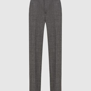 Gray wool and mohair trousers Saint Laurent