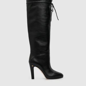 Black leather boots Gucci