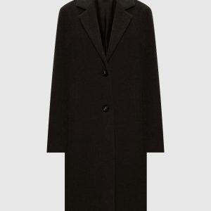 Brown coat with wool and cashmere Peserico