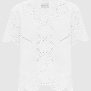 Elly white blouse with embroidery Lou Lou Studio