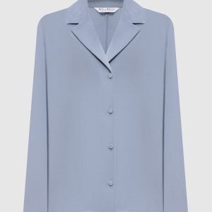 Blue blouse with silk Max Mara
