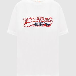 White T-shirt with print AUTRY