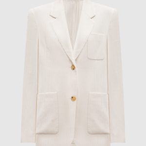 White corduroy jacket Toteme