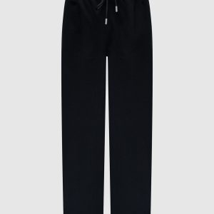 Black sweatpants with monogram logo embroidery Off-White
