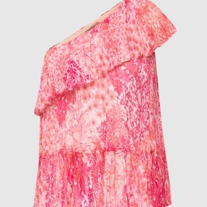 Floral print one-shoulder top Twinset