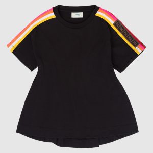 Children's T-shirt with contrasting inserts Fendi